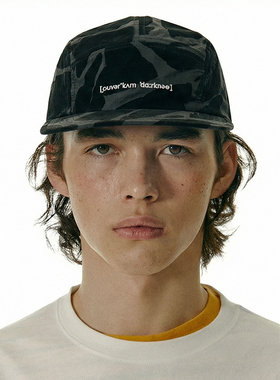 OD/DARKNESS 2026春植绒复古荆棘迷彩满印滑板日系嘻哈平檐五片帽