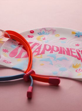 韩国SD7硅胶卡通大号防水泳帽