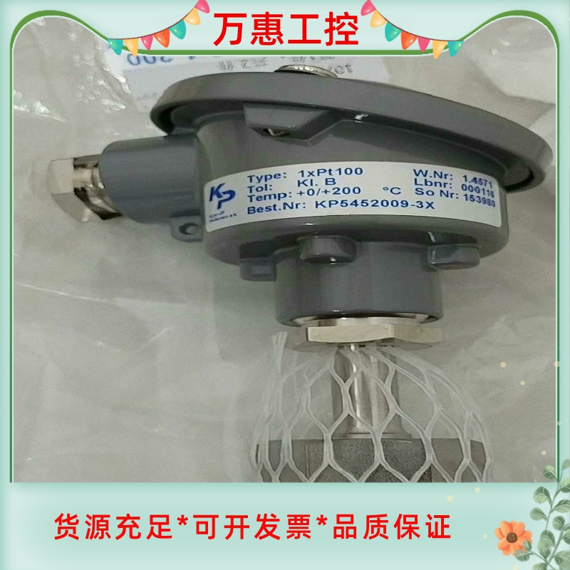 KP温度传感器1xPt100  CI.B  +0/+200°--议价商品