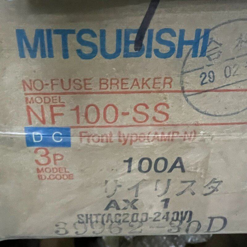 原装全新三菱空气开关断路器NF100-SS 3P 100A--议价商品