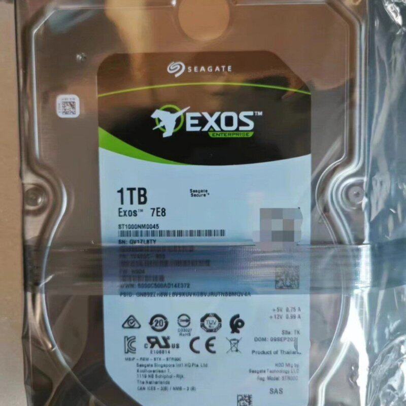 价出全新原装正品0通电希捷银河1TB企业级SAS硬盘，ST--议价商品
