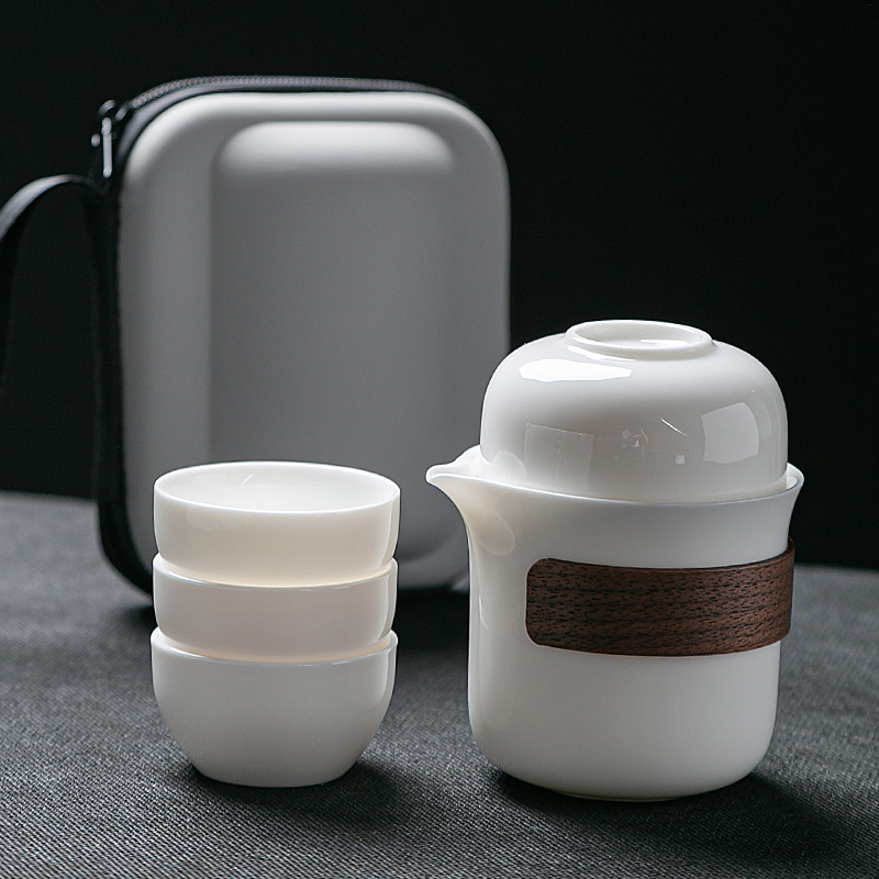 旅行茶具便携式快客杯户外泡茶壶