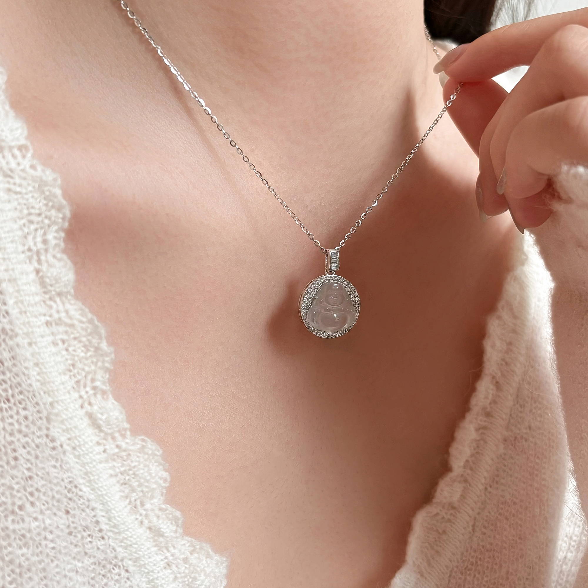 岚屿/S925银少女清新百搭项链