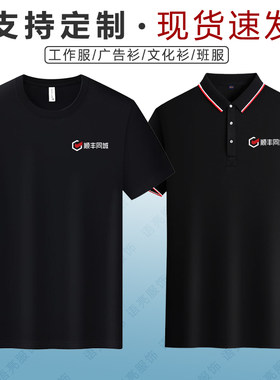 顺丰同城快递工作服新款夏季速递员短袖骑士装备翻领t恤工衣定制