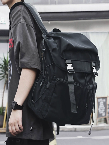 Мужской трендовый рюкзак, японский вместительный и большой ранец для школьников, ноутбук, сумка через плечо для путешествий, подходит для подростков