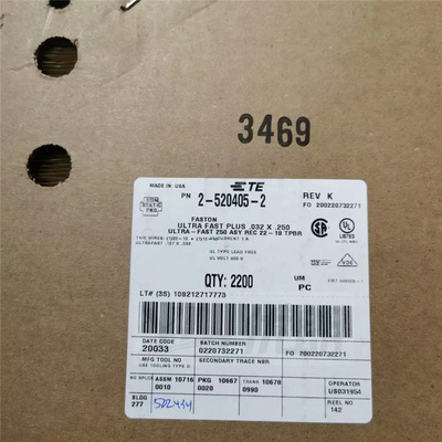 T泰科E Connectivity 连接器连端子2-520405-2原装现货