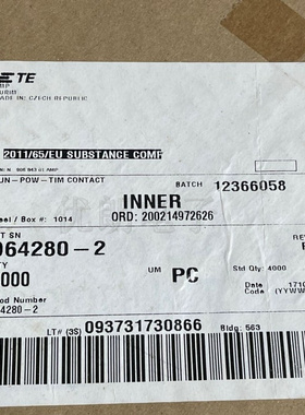 TE  964280-2  AMP 泰科端子插针连接器现货原装进口量大从优