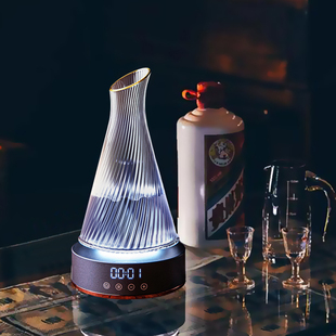 拓璞快速电动智能白酒醒酒器高级微氧陈化陈酒器酱香D119送礼套装