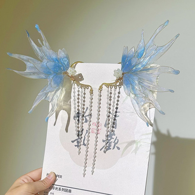 人鱼公主耳饰异域风流苏耳挂