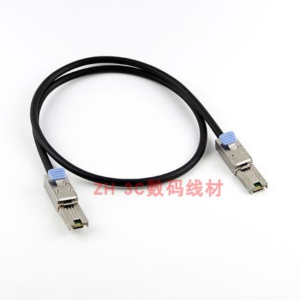 现货MINI SAS线SFF8088-8088服务器外置阵列柜26P-26P线1 2 3米
