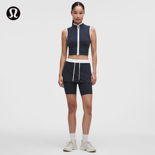 Everlux™ 女士运动拼色款假两件短裙丨lululemon丨LW8AX0S
