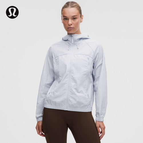 Lightweight女士运动轻盈版自收纳夹克 防晒丨lululemon丨LW4CNZS