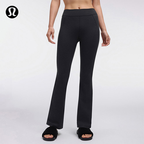Softy Suedey女士运动微喇裤*偏短 速干芯吸丨lululemon丨LW5HAPS
