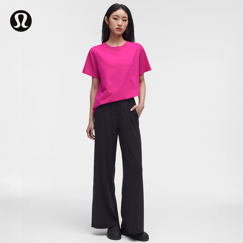 Silky Flowy 女士瑜伽中腰阔腿裤丨lululemon丨LW5JA9S