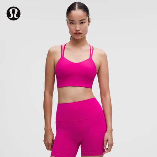 Like a Cloud 女士长款运动内衣 B/C *罗纹丨lululemon丨LW2D03S