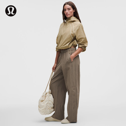 Crinkle Nylon 女士褶皱尼龙中腰运动裤丨lululemon丨LW5JTGS