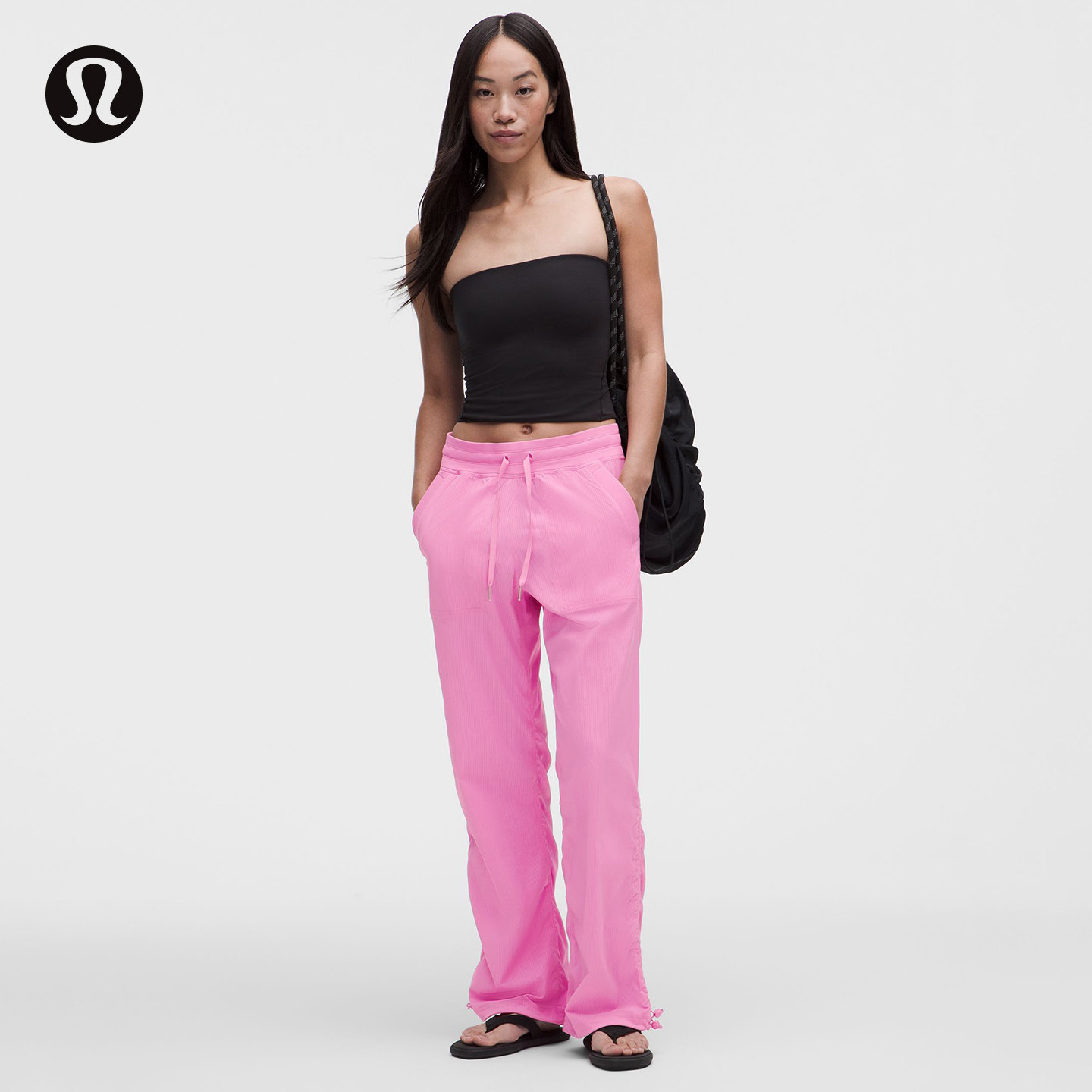 Dance Studio 女士中腰长裤 拒水*亚洲版型丨lululemon丨LW5HUSA