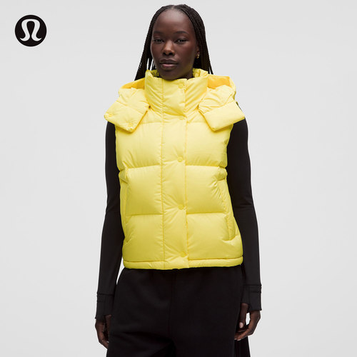 李宇春同款Wunder Puff™ 女士短款羽绒马甲丨lululemon丨LW4CO8S
