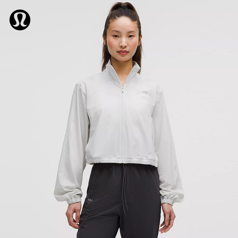 Run Crew 女士跑步图案款下摆抽绳夹克丨lululemon丨LW3JOAS