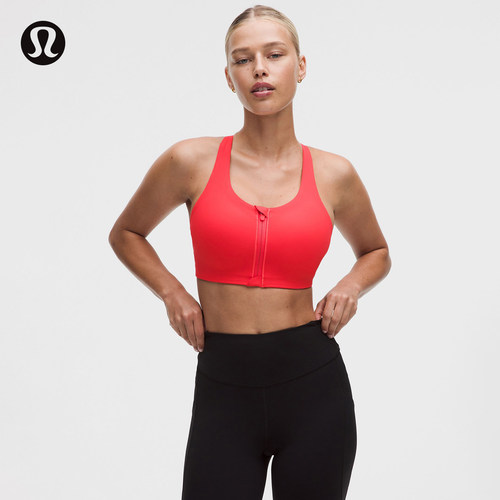 Energy 女士高度支撑前拉链运动内衣丨lululemon丨LW2F06S