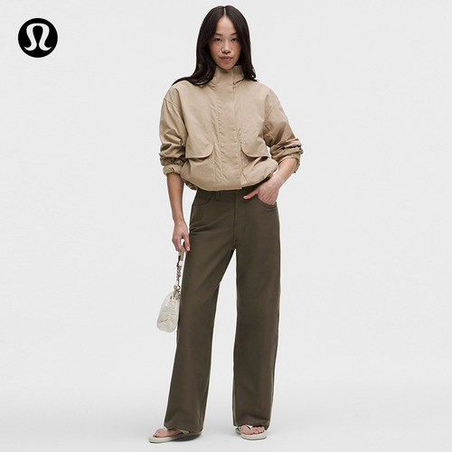 EasyFive 女士五袋款低腰阔腿裤*亚洲版型丨lululemon丨LW5IWLA