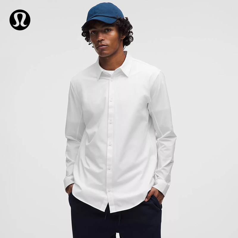 New Venture男士修身剪裁长袖衬衫 速干芯吸丨lululemon丨LM3CYES图片