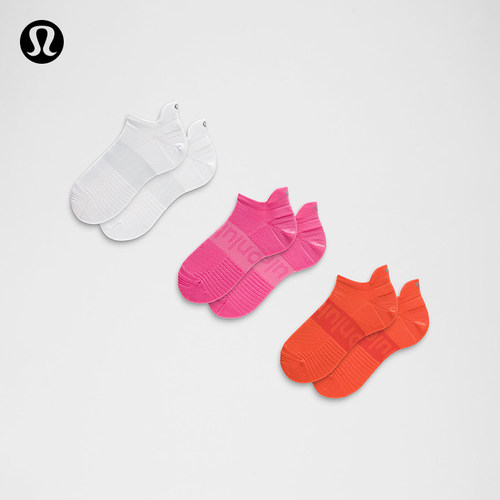 Power Stride 带提耳短袜 *3 双装丨lululemon丨LU9CLOS