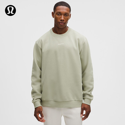 Steady State男士圆领卫衣 *文字徽标*拉绒丨lululemon丨 LM3GMZS
