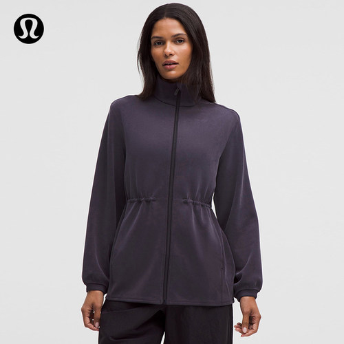 Softstreme™ 女士腰部抽绳拉链夹克丨lululemon丨LW3IV5S