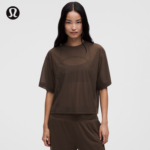 Stretch Mesh 女士弹力网面宽松剪裁短袖T恤丨lululemon丨LW3KH7S