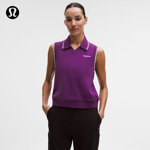 Cotton-Blend 女士棉混纺高尔夫马甲丨lululemon丨LW1FPXS