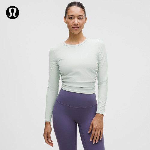 All It Takes女士运动T恤*罗纹Nulu™ 芯吸丨lululemon丨LW3GK5S