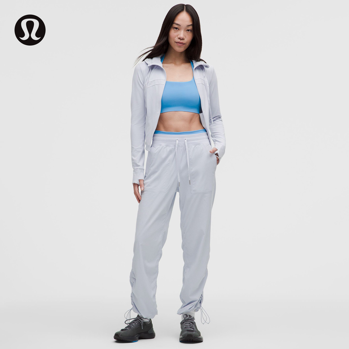 Dance Studio 女士中腰长裤 拒水*亚洲版型丨lululemon丨LW5HUSA