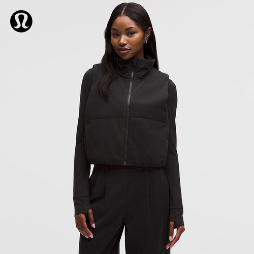Insulated 女士带夹层短款马甲丨lululemon丨LW3KC3S