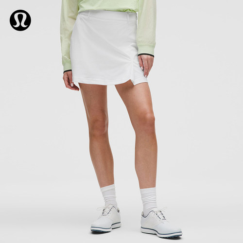Stretch Twill 女士高尔夫斜纹前侧褶饰短裙丨lululemon丨LW8AOIS