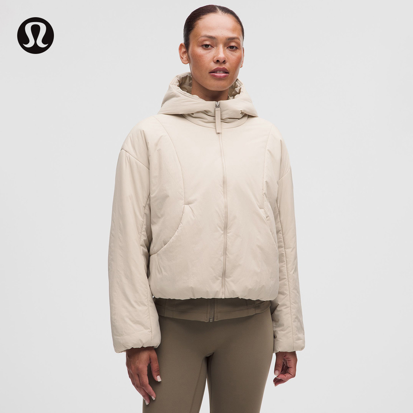 ThermoZen™女士带夹层连帽外套 防风丨lululemon丨LW4CO0S