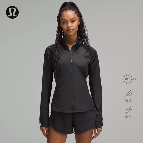 Goal Smasher 女士运动夹克 防晒芯吸丨lululemon丨LW4CGBS