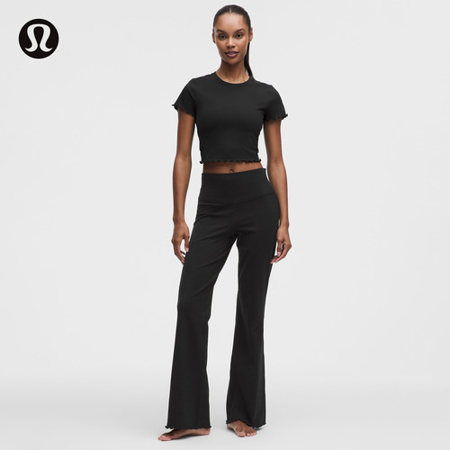 Align™ 女士运动波浪边裤脚喇叭裤*常规版型丨lululemon丨LW5IJYS