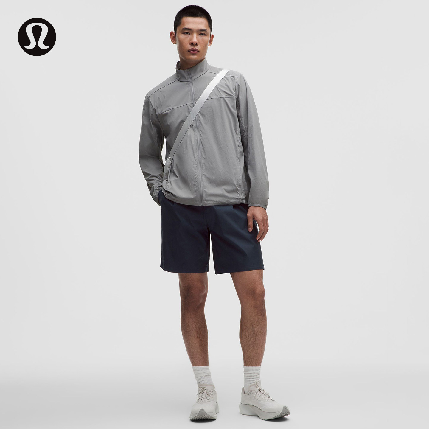 The Norm™ 男士褶饰款短裤 8" 防风拒水丨lululemon丨LM7BYRS