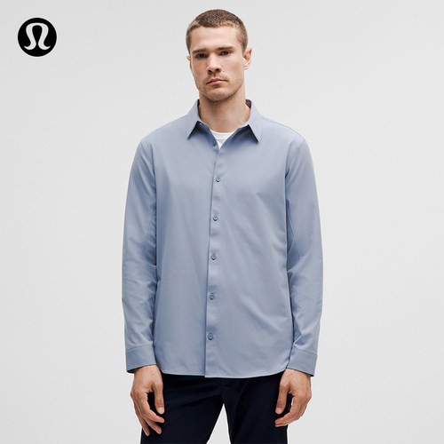 New Venture男士修身剪裁长袖衬衫 速干芯吸丨lululemon丨LM3CYES