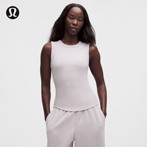 Hold Tight 女士紧身剪裁圆领背心丨lululemon丨LW1FHVS