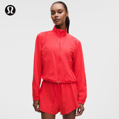 Textured Mesh女士运动网面夹克 速干芯吸丨lululemon丨LW3KGLS