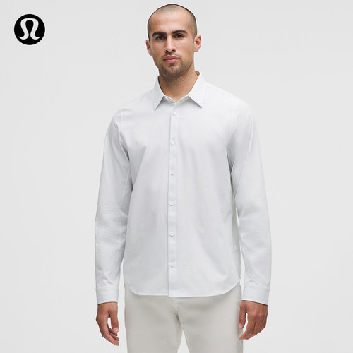 New Venture男士修身剪裁长袖衬衫 速干芯吸丨lululemon丨LM3FJUS