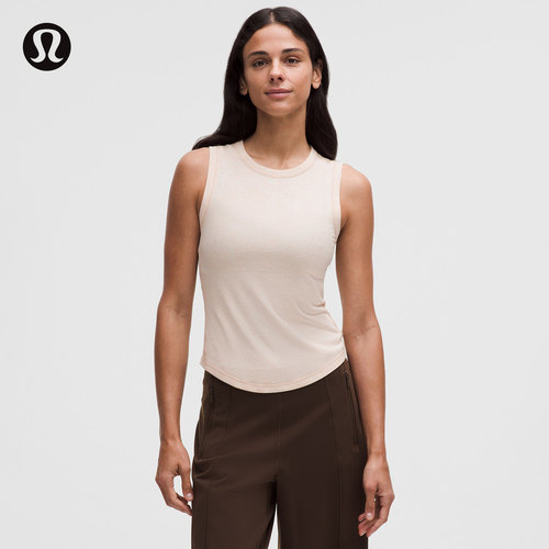 Hold Tight 女士紧身剪裁圆领背心丨lululemon丨LW1FIRS