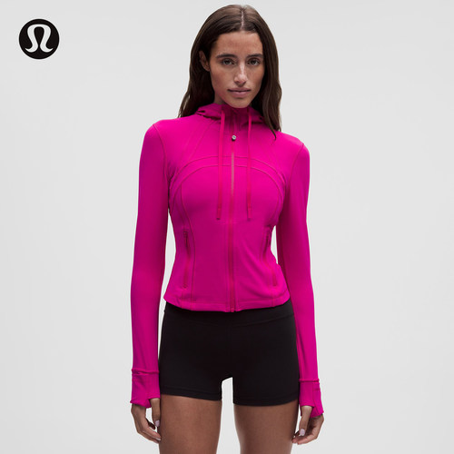Define 女士短款连帽夹克 *Nulu™丨lululemon丨LW3JDIS