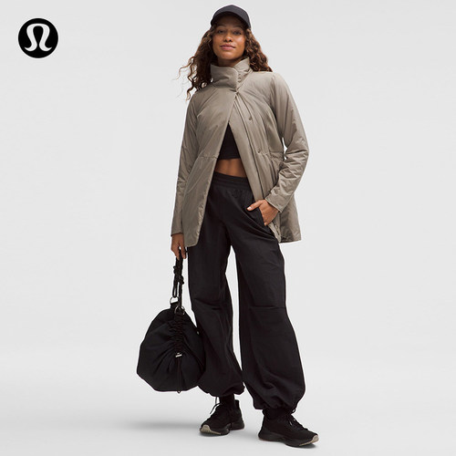 Sleek City 女士中长款带夹层外套丨lululemon丨LW4CKYS