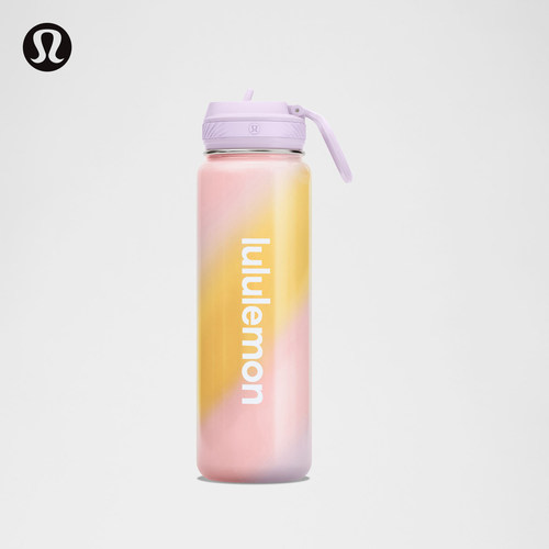 Back to Life 运动水瓶 710ml *带吸管丨lululemon丨LU9DGFS
