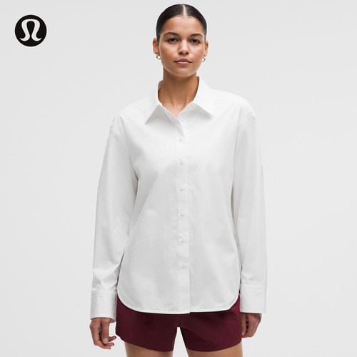 Woven 女士宽松剪裁机织衬衫丨lululemon丨LW3KKYS
