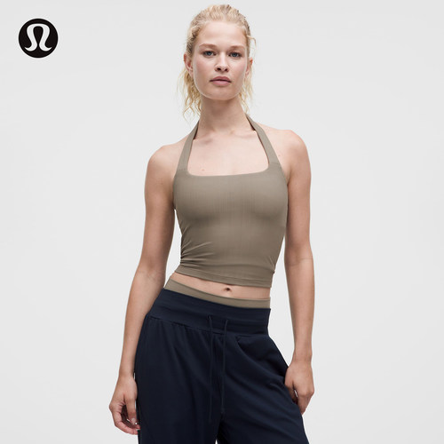 Align™ 女士混合罗纹挂脖运动背心丨lululemon丨LW1GMAS