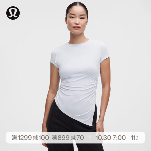 SilkyAppeal 女士短袖T恤 速干芯吸丨lululemon丨LW3IPLS